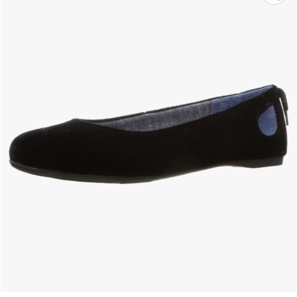 Dr. Scholls Gossip Memory Foam Cool Fit Slip On Ballet Flats Black size 7